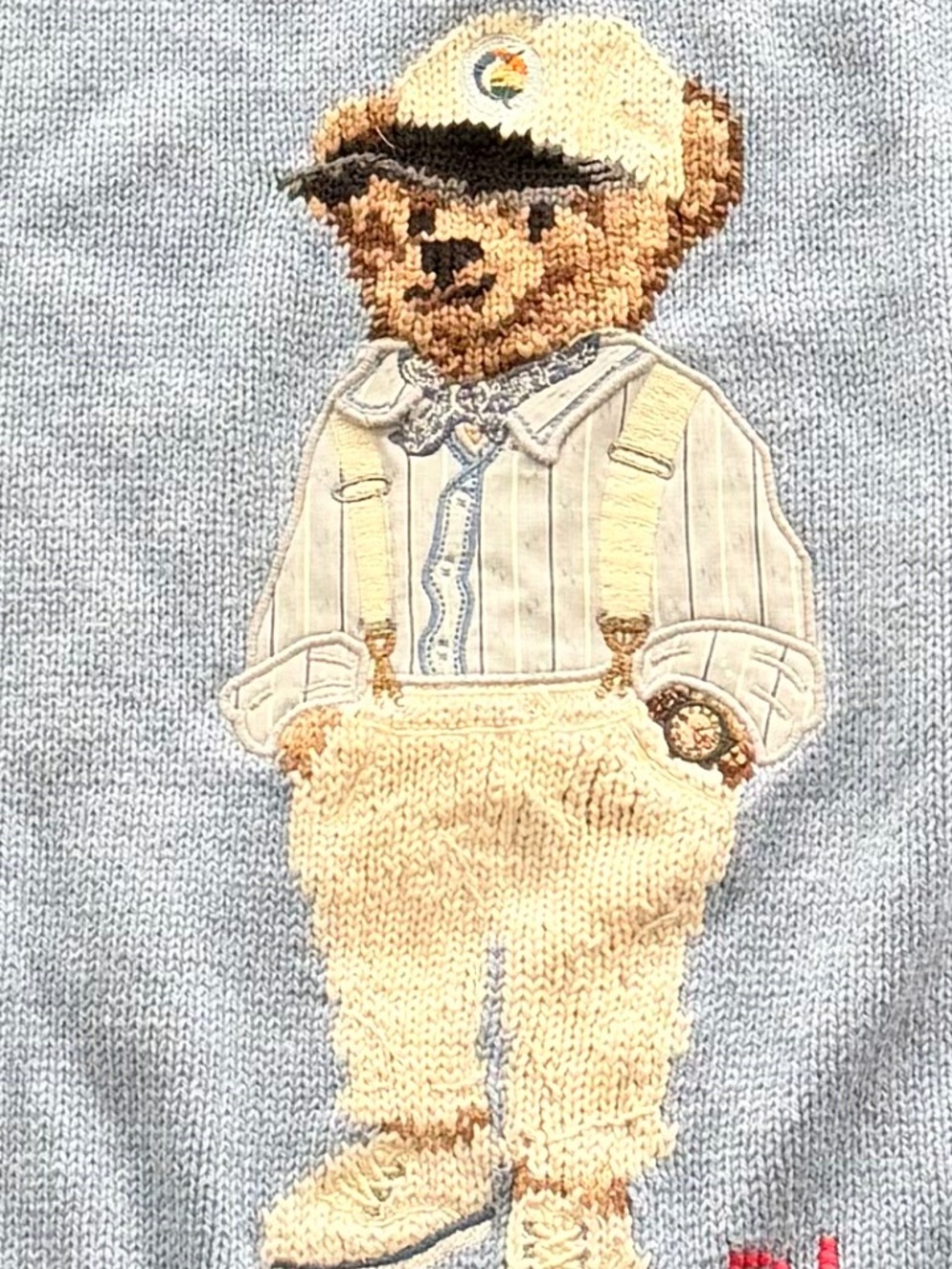 Ralph Lauren Polo Bear Cotton Sweater Medium - Picture 6 of 6
